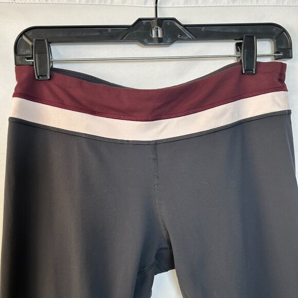 Lululemon Run: Inspire‎ Crop II Deep Coal/ Bordeaux Drama/ Pretty Pink - Picture 10 of 12